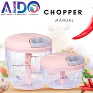 Manual pull blender Chopper without electricity Hand Chopper spice Chopper / Mini cutter onion slice