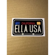 STICKER ELLA USA BLACK STIKER ELA USA