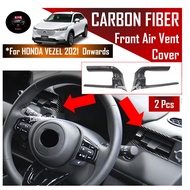 🔥SG SELLER🔥Honda VEZEL HR-V 2021 2022-Present Car Air Con Vent Outlet Trim Aircon Vents Cover Carbon Fiber Accessories