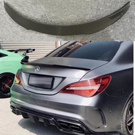 For Mercedes CLA W117 AMG Carbon Spoiler FD Style CLA Class C117 Carbon Fiber Rear Spoiler with Red 