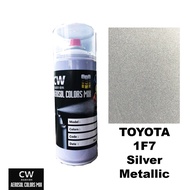 Toyota 1F7 Silver Metallic Vios Altis Touch Up Paint Aikka CW DIY Aerosol Spray 370ml 补漆 银色 Spray Bo