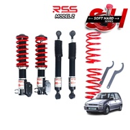 RSS Model Z Adjustable Absorber Suspension High Low Soft Hard Bodyshift for Perodua Kancil ( Soft Hard )