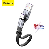 Baseus 5A/40W USB Type C Cable for Huawei P30 Pro Mate 20 Super flash Charge Cable Portable Type C Cable For Huawei Samsung S10 Xiaomi Vivo