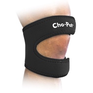 Cho-Pat Dual Action Double-Layer Adjustable Knee Strap, Pain Relief for Chondromalacia, Osgood Schla