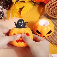 【 Pop it 】 Cute Squishy Toys | Scary Ghost Pumpkin Egg Squeeze Squirrel Cup Ball suitable for Kids Party Slime 挤压玩具