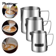 [Phenovo] Stainless Steel Milk Frothing Pitcher Milk Mug Milk Frothing Mug for Kitchen