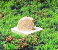 能量擺飾-瑪瑙可愛開口笑白晶洞 招財 療癒 開運 原礦 快速出貨