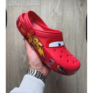 CROCS CARS MCQUEEN KIDS & ADULTS ORIGINAL (free bag + jibbit)
