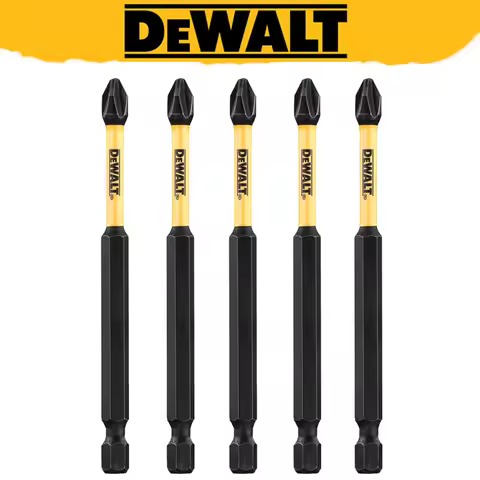 DEWALT PH2 Screwdriver Bit Hex Shank 89mm Longer Life #2 Impact Electric Drill Bit Set 10X Screw Dri