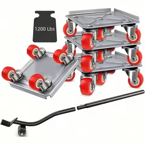 Furniture Movers with Wheels Portable 4 Wheels Furniture Dolly Furniture Mover Tool with 360°Rotatio