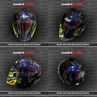 HELMET ARAI RAM3 BIRU MALIBU PREMIUM