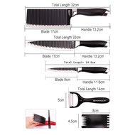 [Readystock Malaysia]MURAH 7pcs Sharp Knife Gift Set (Knife+Peeler+Scissor)
