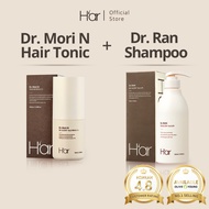 H‘ar Dr. Ran Black egg Protein Anti Hair loss Shampoo 500ml x1 + Dr.Mori N Hair Tonic 100ml x1 [ Anti hair loss root booster, Refresh&amp;Nourish scalp ]