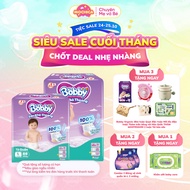 Bobby diapers/diapers Super dry Ultra+ super many pieces M96/L88/XL76/XXL70 for babies from 6 to 25k