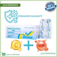 Immunpro Sodium Ascorbate + Zinc 100 tablets