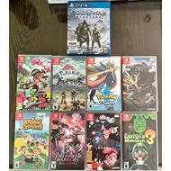 Nitendo Switch & PS Game Disc 游戏卡带