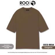 ROO Oversized Plain T-shirt 100% Cotton Men/Woman