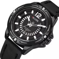 JAM TANGAN PRIA BELLEDA 9353 ANALOG MODEL LEATHER ELEGAN JAM COWOK KASUAL TAHAN AIR