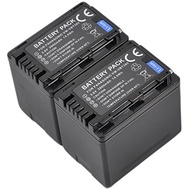 BTBAI 2x Camcorder Battery+Charger USB Dual for vw-vbt190 hc-v770 vbt380 v380 wx970 v180 sdr-t70 v16