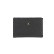 Louis Fontaine กระเป๋าสตางค์ 2 พับกลาง รุ่น LIVELY - สีดำ