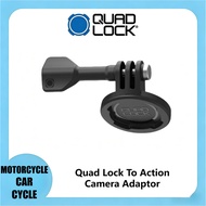 Quad Lock Accessory - Quad Lock To Action Camera Adaptor for Car Motorcycle Bike Truck Mounts