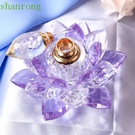SHANRONG Lotus Perfume Bottles, Creative Refillable Vintage Empty Perfume Bottle, Beautiful Decorati