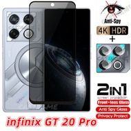 infinix GT 20 Pro 2024 Private Tempered Glass Anti-Spy Full Cover Screen Protector Anti Peek Privacy