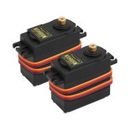 Deegoo-FPV [2-Pack] Servo Motor MG995 Metal Gear Servo Waterproof Digital High Speed Torque Servo Mo