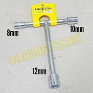 T Socket Wrench - 3 Way T Socket Wrench 8 X 10 X 12 Mm Hasston Premium