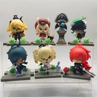 Genshin Impact Account Battlefield Heroes Theme Series Blind Box Kawaii Action Figures Mystery Box f