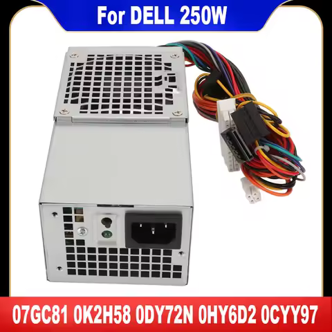 For Dell VOSTRO 580S 260S 620S V3800 V3900 For OPTIPLEX 390 790 990 3010 7010 9010 DT 250W Power Sup