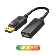 Fonken Bộ chuyển đổi DP sang HDMI hiển thị cho HDMI cáp cho bộ chuyển đổi 4K 30Hz dp để chuyển đổi c