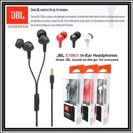 Jbl C100Si Original In Ear Headset With Mic Handsfree By Harman