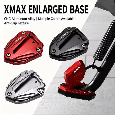 Suitable for Yamaha XMAX 300 125 250 X-MAX 300 250 modified foot side support tripod enlarged base b