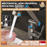 1080 Degree Swivel Faucet Rotating Faucet 360 Degree Rotation Mechanical Arm Kitchen Faucet Multifun