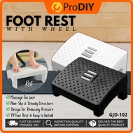 Stool Chair Wheel Foot Massage Portable Footrest Under Desk Home Office Chair Roller Foot Massage GJ