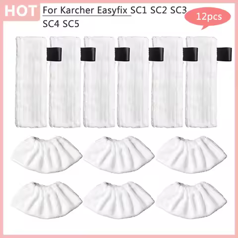 SC1 SC2 Cloth Cover For Karcher Easyfix SC3 SC4 SC5 Steam Robot Vacuum Cleaner Mop Rag Home Accessor