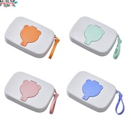 KCAUSB Portable Wipes Holder, Flip Cover Hygienic Travel Wet Tissue ,  Reusable Hanging Rope Wet Tis