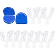 10PSC Teeth Whitening Trays Kits Mouth Trays & 2 Tooth Boxes, Thermoform Moldable Whitening Teeth Tr