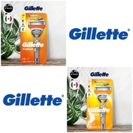 [Gillette] Fusion5tm Gillette Fusion Five 5-Blade Friction Reduction Razor Set 1 Handle + 1 Blade 2 