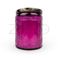 ZHEO LAB Embossed Glass Candle Jar Container Bekas Balang Kaca Lilin DIY  蜡烛罐 READY STOCK