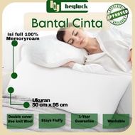 ^ (Adult) LOVE PILLOW FILLED WITH FULL MEMORY FOAM LUXURY heyluck.stock -BCA