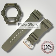 Original G Shock G-7900 / GR-7900 / GW-7900 Army Green Matte Bezel and Strap