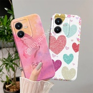 Vivo Y17s Y22 Y22s Y35 Y27s Y16 Y19 Y91c Y1s Y36 Y27 4g 5g Case - L0ve But3r Motif - Flexible Case -