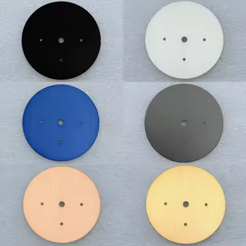 29.5mm VK63 Blank Brushed Watch Dial Six Colors No logo DIY For Seiko Daytona VK63 Quartz Movement C