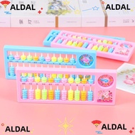 ALDAL Abacus Calculation, 7 Beads 11 Column Abacus Mental Abacus Calculation, Colorful Puzzle Toy Ed