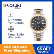 CITIZEN Automatic NJ0154-80H TSUYOSA Collection Sporty Simple Date Black Silver Gold Stainless  Wrist Watch For Men from YOSUKI JAPAN PICKCITIZEN / NJ0154-80H (  NJ0154 80H NJ015480H NJ01 NJ0154- NJ0154-8 NJ0154 8 NJ01548 )
