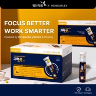 [YUNGJIN PHARM] Energy Shot Vitality | 20 Essential Vitamins & Minerals for Focus & Energy | 7 Bottl
