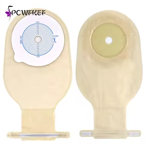 Colostomy Bag Disposable Adhesive One Piece Drainable Ostomy Pouch Supplies For Ileostomy Disposable
