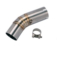 Slip On For Ducati 959 Panigale 60mm Motorcycle Exhaust Middle link pipe Escape Stainless Steel Muff